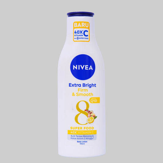 Nivea Extra Bright Firm & Smooth Body Lotion With Q10 190ml