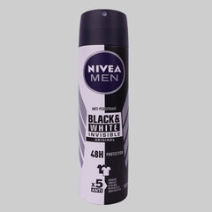 Nivea Men Deodorant Black & White Power Spray 150Ml