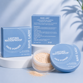 RAVE LADY Lasting Waterproof Face Powder – Oil Control Matte Compact Powder