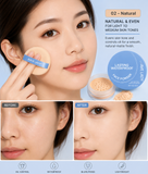RAVE LADY Lasting Waterproof Face Powder – Oil Control Matte Compact Powder