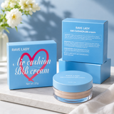 RAVE LADY Air Cushion BB Cream – Moisturizing Full Coverage Foundation Cushion