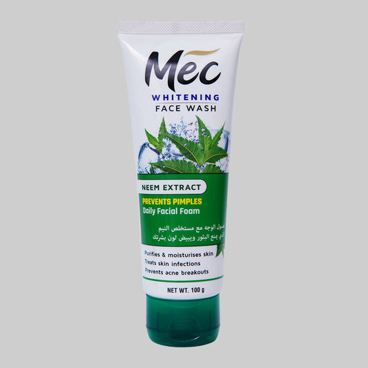 Mec Whitening Face Wash with Neem Extract – Prevents Pimple