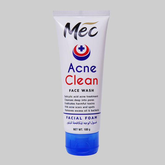 Mec Whitening Face Wash Acne Clean 100g