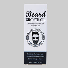 Beard Growth Oil Daily Support Formula Moisturizing Roots Repair Damaged Hair 30ml