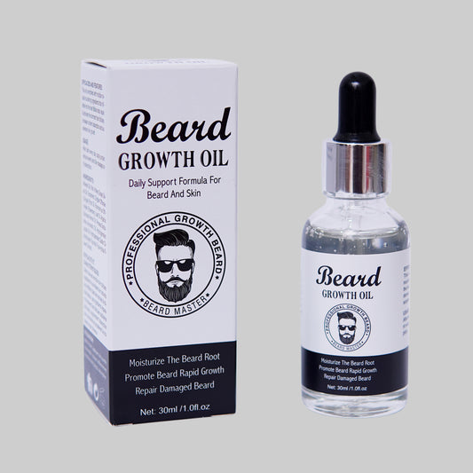Beard Growth Oil Daily Support Formula Moisturizing Roots Repair Damaged Hair 30ml
