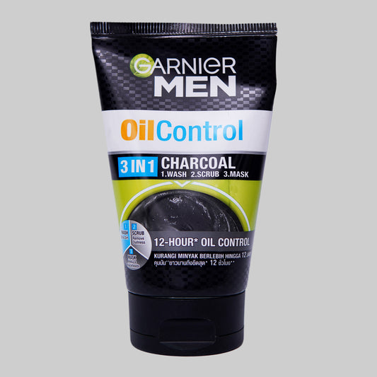 GARNIER MEN FACE WASH OIL CONTROL CHARCOAL 100ML