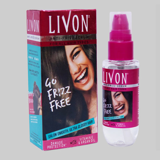 Livon Anti Frizz Hair Serum All Hair Types 50ml