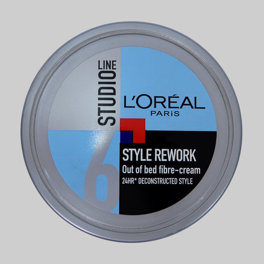 Loreal Studio Line Style Rework Out Of Bed Fibre Cream 150ml