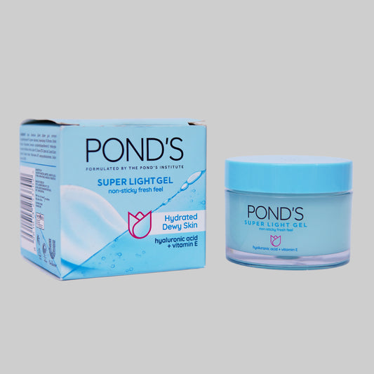 Pond's Super Light Gel Non-Stocky Fresh Feel Hydrated Dewy Skin - 50g