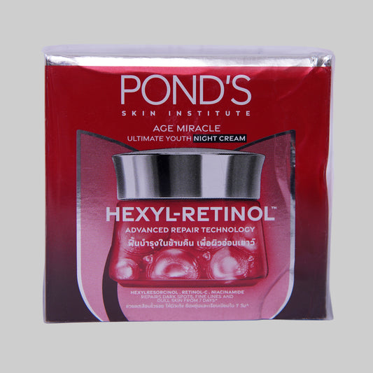 Pond’s – Age Miracle Night Cream – Retinol-C Anti-Aging & Wrinkle Reduction Formula – 45g