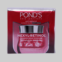 Pond’s – Age Miracle Night Cream – Retinol-C Anti-Aging & Wrinkle Reduction Formula – 45g
