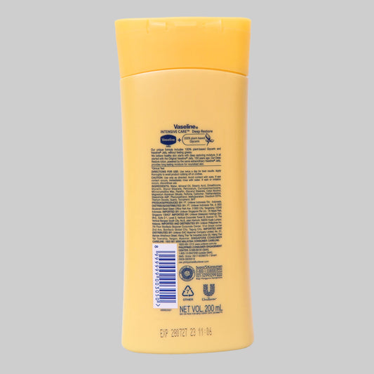 Vaseline Intensive Care Deep Restore Body Lotion, 200ml