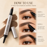 P TWO P O'Melie 3D Eyebrow Shaping Cream 8g