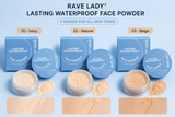 RAVE LADY Lasting Waterproof Face Powder – Oil Control Matte Compact Powder