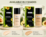 O'Cheal Avocado Moisturizing Liquid Foundation Hydrating Full Coverage Natural Makeup