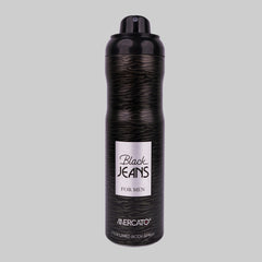 Mercato Black Jeans Perfumed Body Spray, For Men 200ml