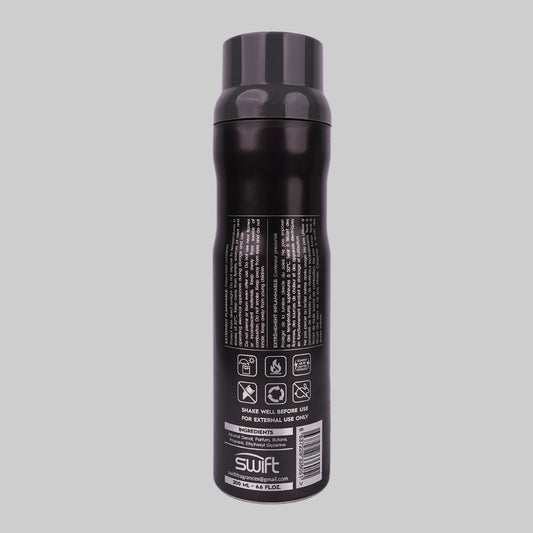 Mercato Legend Black Perfumed Body Spray, For Men, 200ml