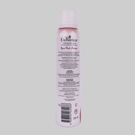 Enchanteur Body Mist Rose Oud 150ml