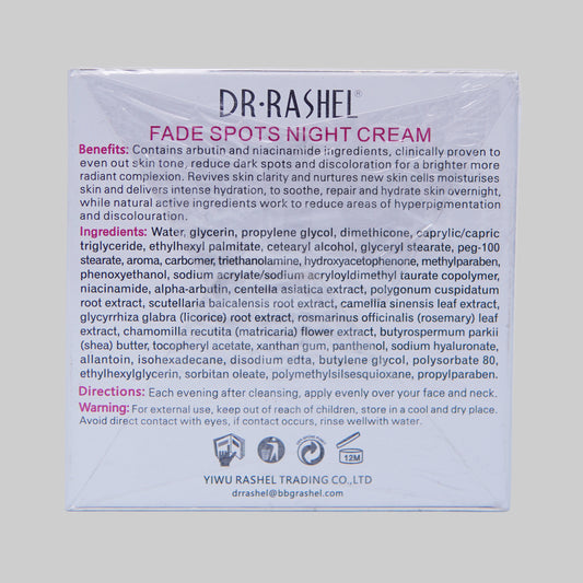 Dr.Rashel Fade Spots Night Cream White Skin 50G