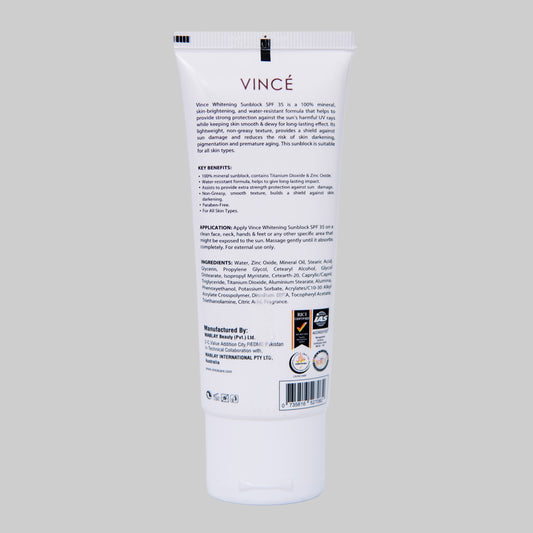 Vince Whitening Sun Block SPF 35 50Ml