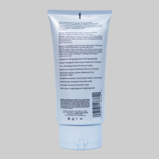 Estee Lauder Perfectly Clean Multi-Action Foam Cleanser/Purifying Mask 150ML