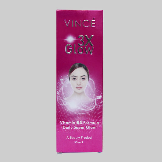 Vince - 3X Glow + Vitamin B3 Fairness Cream - 50ml