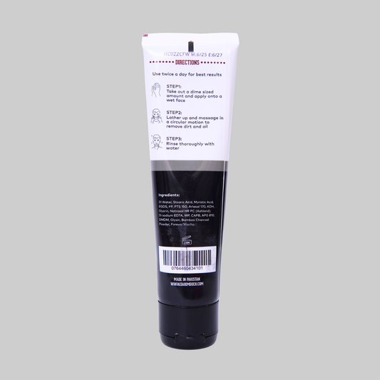 Dari Mooch Charcoal Face Wash, 100ml