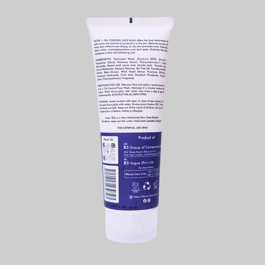 Blanca Acne + Oil Control Face Wash