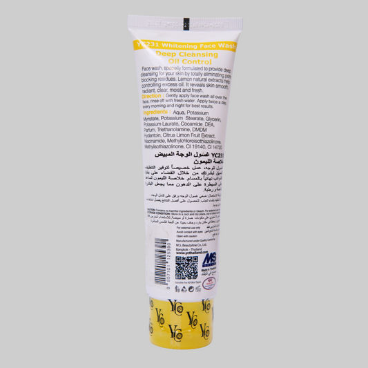 YC Whitening Face Wash with Lemon Extract 100 ml